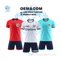 Hot Sale Sublimation Soccer Blank Plain Soccer Uniform Breathable Quick Dry World Cup Pink Soccer Uniform Italy Football Jersey